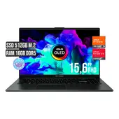 ASUS - PORTATIL AMD RYZEN 5-7520U SSD 512GB RAM 16GB PANTALLA OLED 15.6 FULL HD