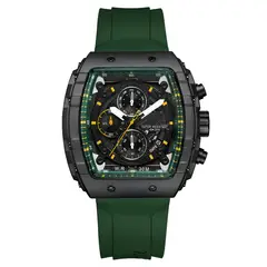 GFORCE - Reloj G-force H3996g Cronografo Funcional Goma + Estuche