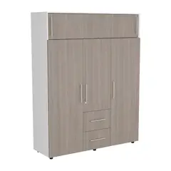 RTA DESIGN - Closet Montano 160 Bardolino y Blanco con tres puertas