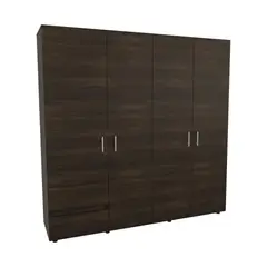 RTA DESIGN - Closet Light 200 Nogal y Wengue con amplios espacios de almacenamiento