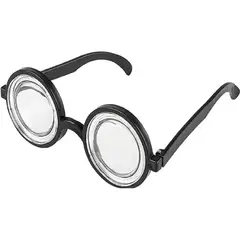 GENERICO - Gafas de nerd mágicas Lente gruesa redonda Accesorio