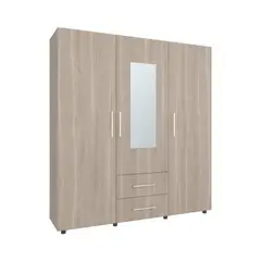 RTA DESIGN - Closet Grays Bardolino y Blanco puerta con Espejo