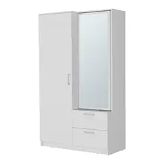 RTA DESIGN - Closet Sevil Blanco con espejo y zapatero incluido ZF