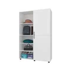 RTA DESIGN - Closet Econo Blanco Duqueza Pequeño con amplios espacios para guardar ropa ZF