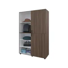 RTA DESIGN - Closet Econo Milan y Blanco Duqueza Pequeño con amplios espacios para guardar ropa ZF