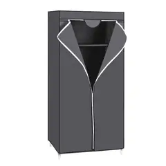 RTA DESIGN - Closet Portátil Jeasken Gris Variedad de Entrepaños en Tela