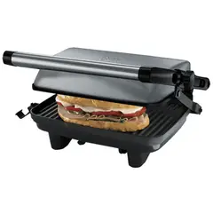 OSTER - Sanduchera grill 2Puestos Plateado