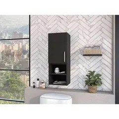 RTA - Gabinete de Baño Oporto Wengue con espacio para guardar objetos de aseo personal ZF