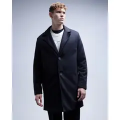 SEVEN SEVEN - Chaqueta Para Hombre Abrigo Color Negro Marca #45080402