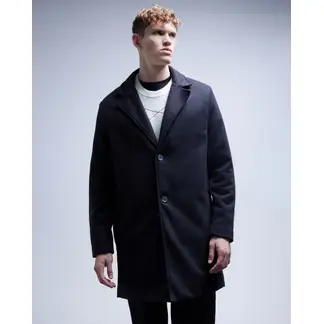 SEVEN SEVEN - Chaqueta Para Hombre Abrigo Color Negro Marca #45080402