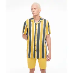 SEVEN SEVEN - Camisa Para Hombre Manga Corta Color Verde Marca #45011780