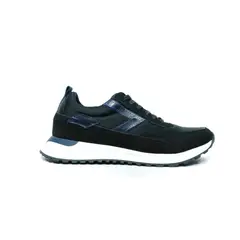 HERREROS - Teni Hombre Sneaker Casual -Herreros- Vin Negro