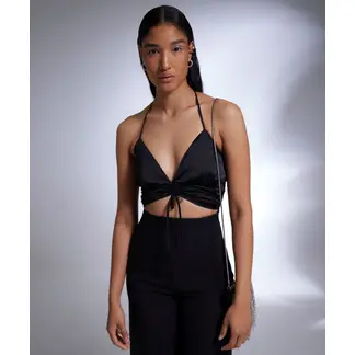SEVEN SEVEN - Blusa Para Mujer Manga Sisa Color Negro Marca #28123728