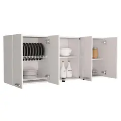 RTA DESIGN - Gabinete Superior Frello 150 Blanco Nevado Incluye Entrepaño Móvil Central ZF