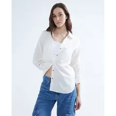SEVEN SEVEN - Blusa Para Mujer Manga Larga Color Marfil Marca #28123774