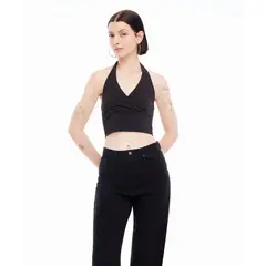 SEVEN SEVEN - Camiseta Para Mujer Manga Sisa Color Negro Marca #28095324