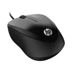 HP - Mouse alambrico usb 1000 negro