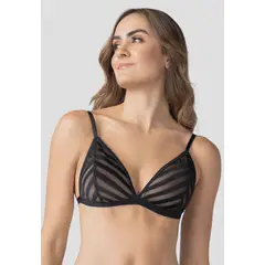 FORMAS INTIMAS - Bralette Mujer Negro Fi 2024