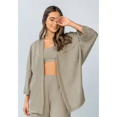 FORMAS INTIMAS - Cardigan Mujer Café Pardo Fi 107875
