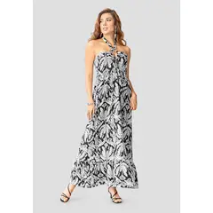 MARKETING PERSONAL - Vestido Largo Mujer Estampado Mp 107484