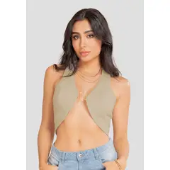 ATYPICAL - Crop Top Mujer Latte 106928