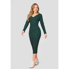 MARKETING PERSONAL - Vestido Mujer Verde Pino Mp 106977