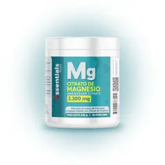 ESSENTIALS - Citrato de Magnesio Polvo 250gr