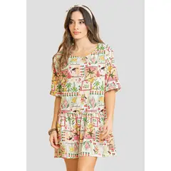 RUTTA - Vestido Corto Mujer Estampado 107951