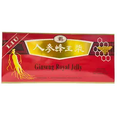 LIU FENPING - Ginseng royal jelly caja x10 ampollas bebibles