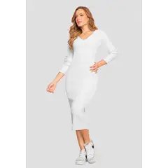 MARKETING PERSONAL - Vestido Mujer Blanco Mp 106977