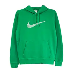 NIKE - Hoodie Club Ft Hoody-Swshblk Hombre-Verde