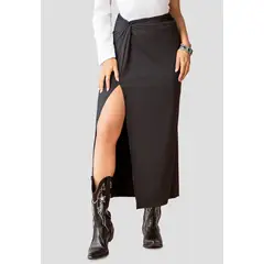 MARKETING PERSONAL - Falda Larga Mujer Negro Mp 106984