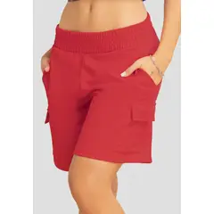ATYPICAL - Bermuda Short Mujer Rojo 693