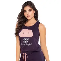 FORMAS INTIMAS - Camisa Pijama Mujer Morado FI 96862