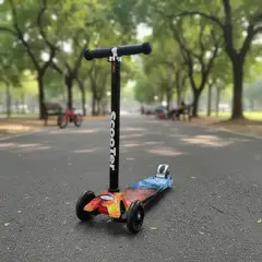 GENERICO - Patineta Scooter Monopatín Niña Niño Ajustable ¡ Original