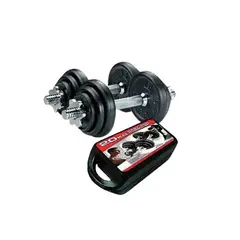 GENERICO - Mancuernas 20 kg, Kit Completo con 12 Discos y Maletín