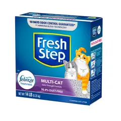 FRESH - Arena Step Multi Cat con Febreze Caja de 14 lb
