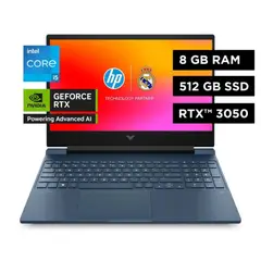 HP - Portatil Gaming Victus Intel Core i5 12450H RAM 8 GB 512 GB SSD RTX 3050 15fa0021la