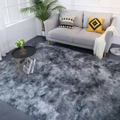 GENERICO - Tapete alfombra peluda 60 x 150 cm pie de cama colores decoracion