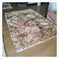 GENERICO - Tapete alfombra peluda 60 x 150 cm pie de cama colores decoracion