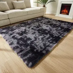 GENERICO - Tapete alfombra peluda 60 x 150 cm pie de cama colores decoracion