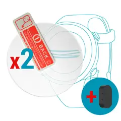 GENERICO - Protector Para Garmin Forerunner 165 en Vidrio + Tapa