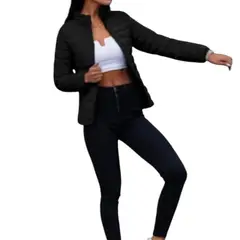 URBAN PLUS - CHAQUETA PARA MUJER COLOR NEGRO