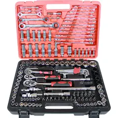 POWER - Juego De Copas X150 Piezas Ratchet Cuadrante ¼» 38″ 12″