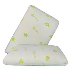 GENERICO - Set x 2 Almohada Memory Foam con Aloe Vera