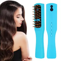 GENERICO - Cepillo Capilar Vapor Camara Hd Ultrasonico Cabello Pelo Int