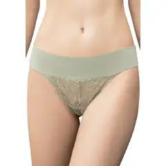FORMAS INTIMAS - Tanga Para Mujer Verde Oliva FI