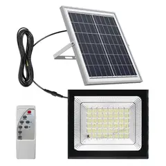 GENERICO - Lampara Reflector Solar 200w Con Sensor Control Remoto Gd757
