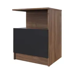 MADERKIT - Mesas de Noche Vico Color Gales Wengue