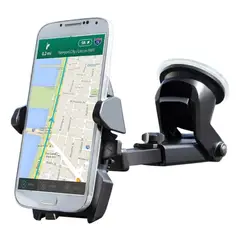 GENERICO - Soporte Celular Carro Tablero Vidrio Chupa succion Holder